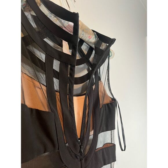 NWT Betsy & Adam Long Bodycon Dress with Cutouts - Picture 9 of 12